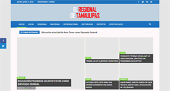Desktop Screenshot of elregionaldetamaulipas.com