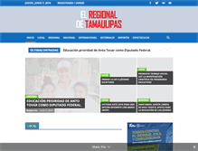 Tablet Screenshot of elregionaldetamaulipas.com